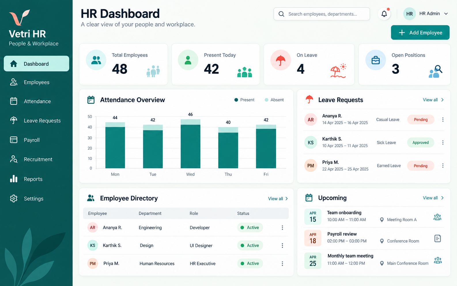 HR Management Tool