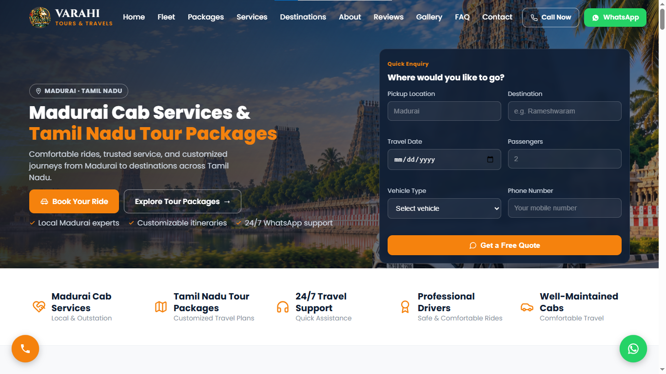 VARAHI TOURS & TRAVELS